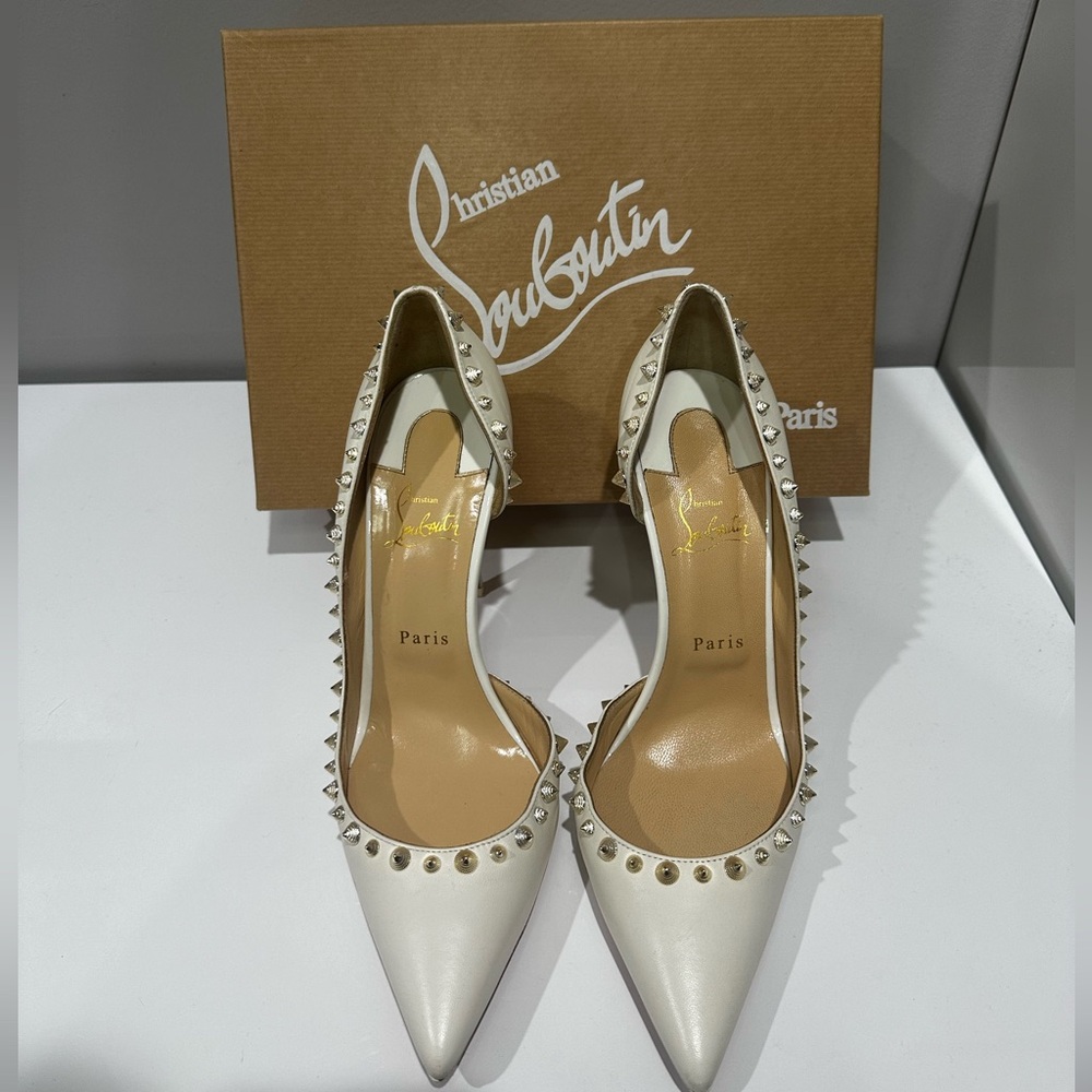 Irishell 100 Nappa White Louboutin